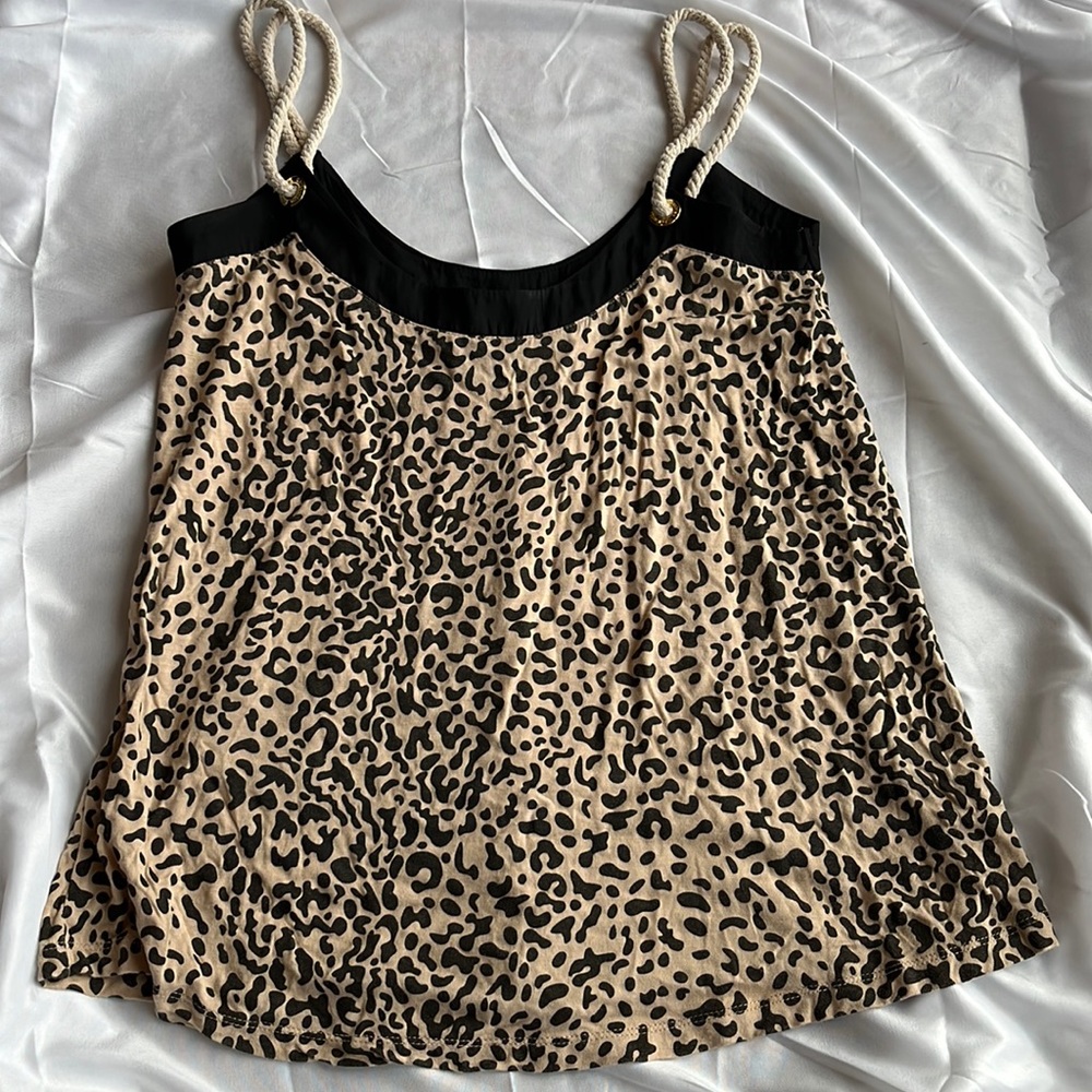 Kardashian Kollection tank with rope straps